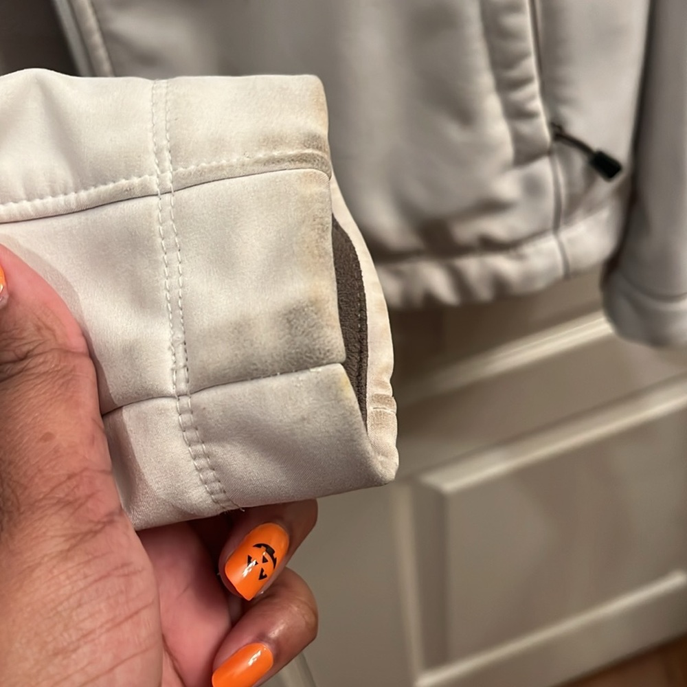The north face apex bionic womens cream zip up jacket Medium - Picture 12 of 13